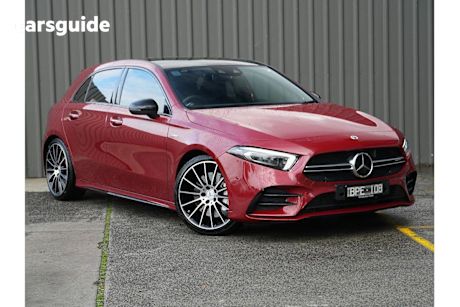 Red 2021 Mercedes-Benz A-CLASS Hatch A35 AMG 4WD