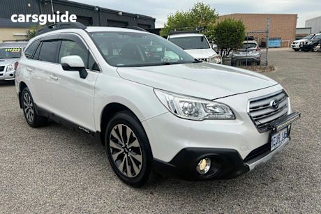 White 2015 Subaru Outback Wagon 2.5I