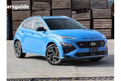 Blue 2020 Hyundai Kona SUV N-LINE PREMIUM 4X4