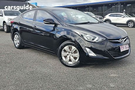 Black 2015 Hyundai Elantra Sedan Active