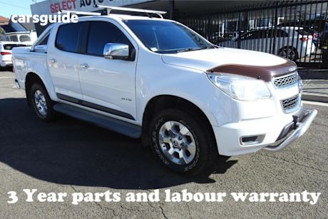 White 2014 Holden Colorado Crew Cab Pickup LTZ (4X4)