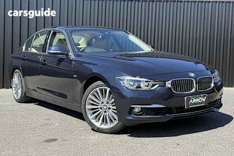 Blue 2015 BMW 320I Sedan Luxury Line