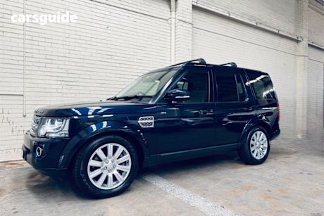 Blue 2015 Land Rover Discovery 4 Wagon 3.0 SDV6 HSE