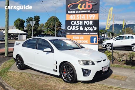 White 2009 HSV Clubsport Sedan R8