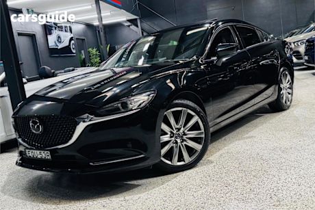 Black 2022 Mazda 6 Sedan Atenza