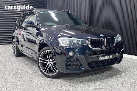 Black 2015 BMW X3 Wagon Xdrive 20I