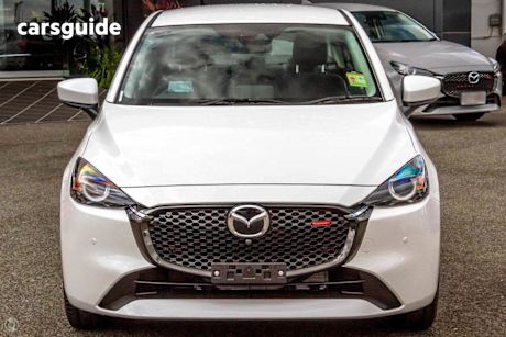 White 2025 Mazda Mazda2 Sedan G15 GT