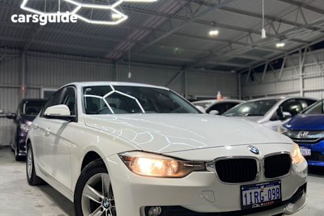 White 2013 BMW E46 Sedan 16i F30