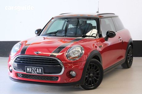 Red 2016 Mini Cooper Hatchback