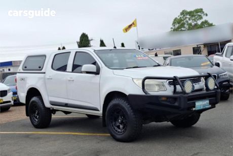 White 2012 Holden Colorado Crew Cab Pickup LX (4X4)