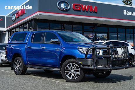 Blue 2020 Toyota Hilux Double Cab Pick Up SR5 (4X4)