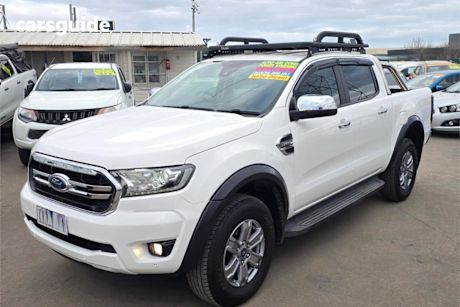 White 2019 Ford Ranger Double Cab Pick Up XLT 3.2 HI-Rider (4X2)