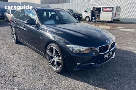 Black 2015 BMW 320I Wagon Touring Sport Line