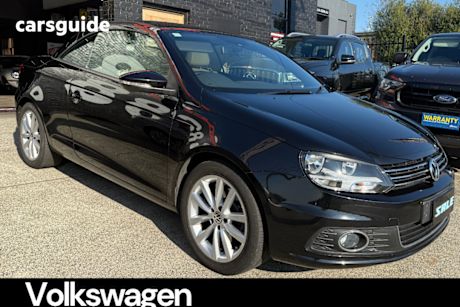 Black 2011 Volkswagen EOS Convertible 155 TSI