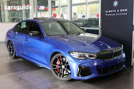 Blue 2021 BMW M340I Sedan Xdrive