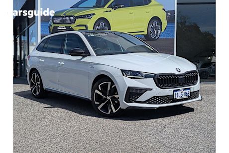 White 2024 Skoda Scala Hatchback Monte Carlo 110TSI