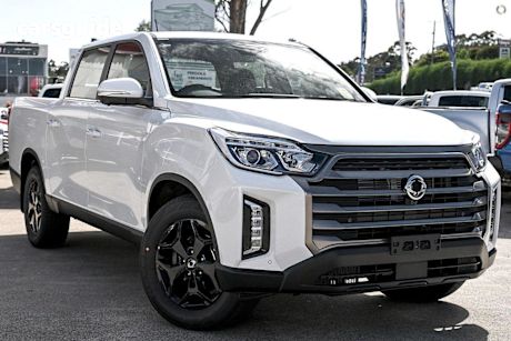 White 2024 Ssangyong Musso XLV Crew Cab Pickup Ultimate