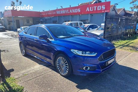 Blue 2017 Ford Mondeo Hatchback Titanium Tdci