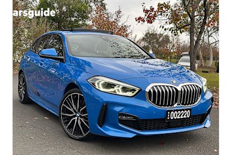 Blue 2023 BMW 1 Hatch 118i DCT Steptronic M Sport