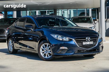Blue 2014 Mazda 3 Sedan Maxx