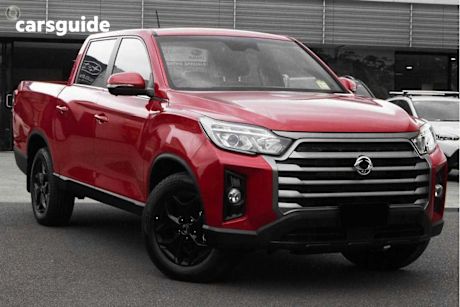 Red 2024 Ssangyong Musso XLV Crew Cab Pickup Adventure