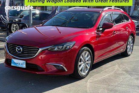 Red 2016 Mazda 6 Wagon Touring