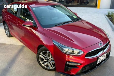 Red 2019 Kia Cerato Sedan Sport+