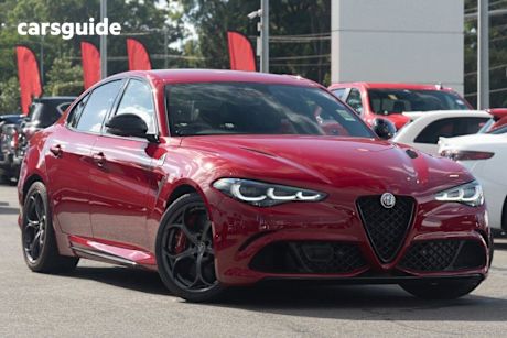 Red 2023 Alfa Romeo Giulia Sedan Quadrifoglio
