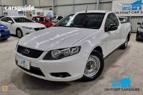 White 2009 Ford Falcon Utility (LPG)