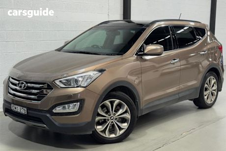 Brown 2012 Hyundai Santa FE Wagon Highlander Crdi (4X4)