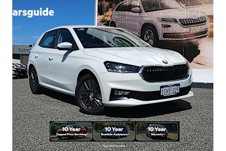 White 2024 Skoda Fabia Hatch 85TSI SELECT F