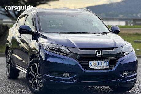 Blue 2014 Honda Vezel Wagon (Hybrid)