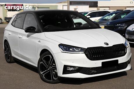 White 2025 Skoda Fabia Hatch 110TSI MONTE CARLO F