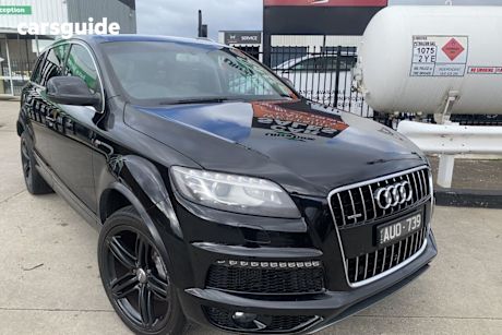 Black 2013 Audi Q7 Wagon 3.0 TDI Quattro