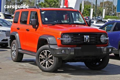 Orange 2024 GWM Tank 300 Wagon ULTRA HYBRID 4X4