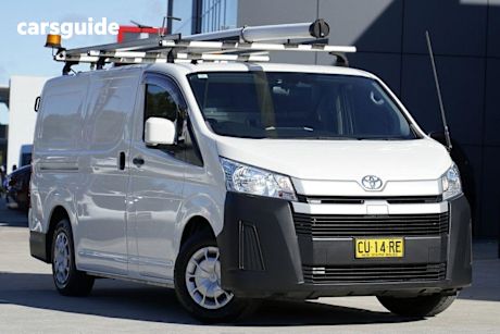 White 2019 Toyota Hiace Commercial R