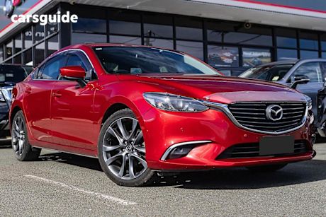 Red 2017 Mazda 6 Sedan GT