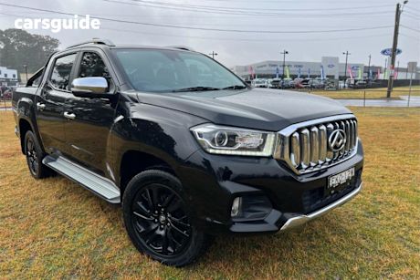 Black 2020 LDV T60 Double Cab Utility Luxe (4X4)