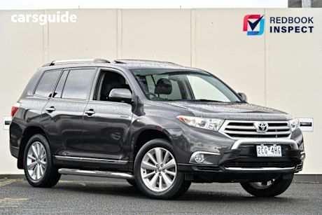 Grey 2012 Toyota Kluger Wagon Grande (4X4)
