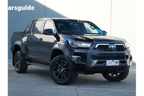 Black 2024 Toyota Hilux Ute Tray ROGUE 48V 4X4