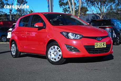 Red 2013 Hyundai I20 Hatchback Active