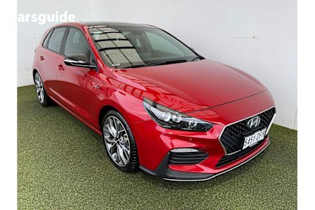 Red 2021 Hyundai I30 Hatchback N Line Premium