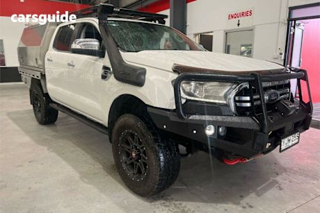 White 2019 Ford Ranger Double Cab Pick Up Xlt 2.0 (4X4)