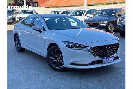 White 2024 Mazda 6 Sedan G25 Sport
