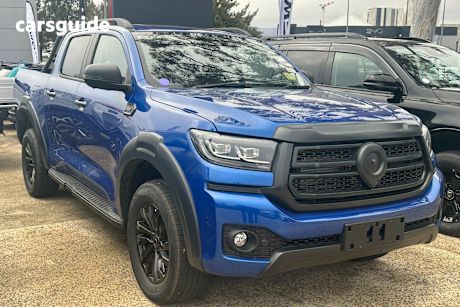 Blue 2025 GWM Cannon Dual Cab Utility Vanta (4X4)