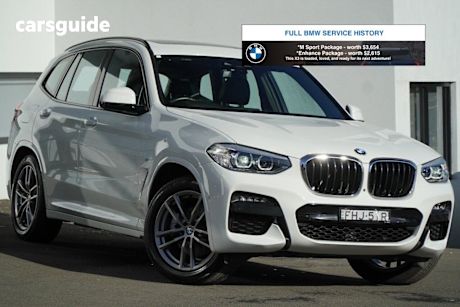 White 2020 BMW X3 Wagon sDrive20i Steptronic