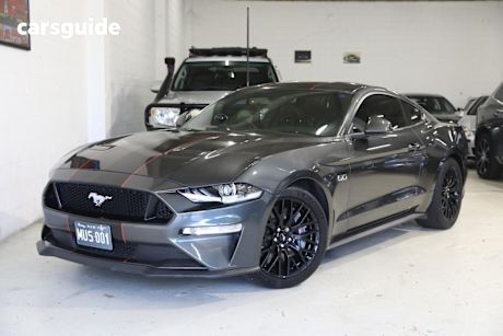 Grey 2018 Ford Mustang Coupe Fastback GT 5.0 V8