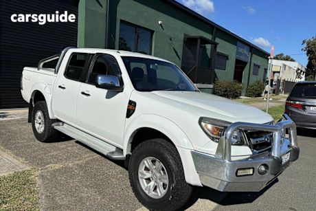 White 2010 Ford Ranger Dual Cab Pick-up XLT (4X4)