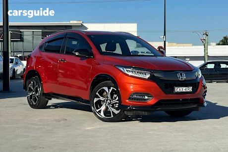 Orange 2018 Honda HR-V Wagon RS