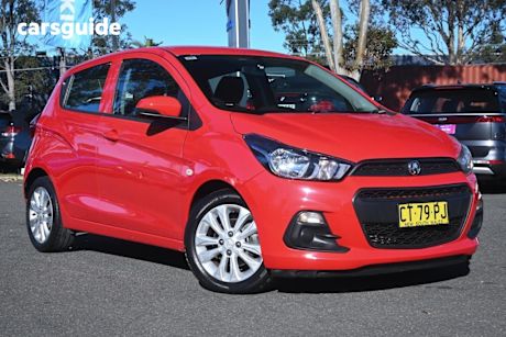 Red 2016 Holden Spark Hatchback LS Driver Assist
